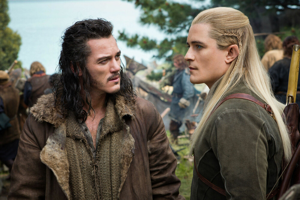 ORLANDO BLOOMs Legolas blir på mange måter en litt mer ensom figur i «Hobbiten». Her med Luke Evans som Bard. ORLANDO BLOOMs Legolas blir på mange måter en litt mer ensom figur i «Hobbiten». Her med Luke Evans som Bard.