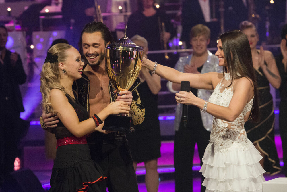 Agnete Kristin Johnsen og Egor Filipenko under finalen av «Skal vi danse». Agnete Kristin Johnsen og Egor Filipenko under finalen av «Skal vi danse».