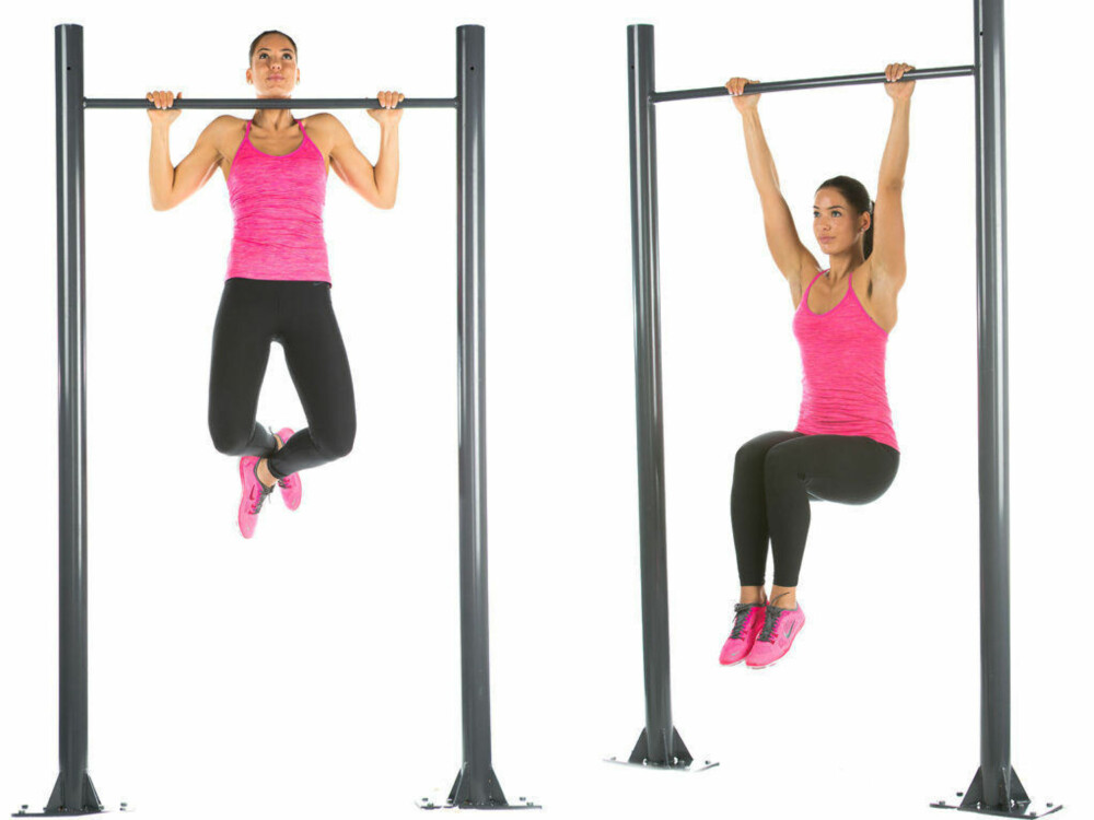 TRENING: Pullups og beinhev er to gode kroppsvekt-øvelser. TRENING: Pullups og beinhev er to gode kroppsvekt-øvelser.
