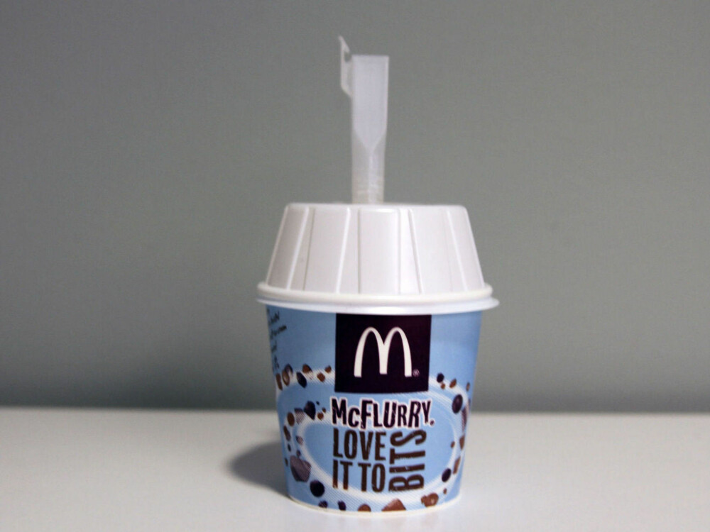 MCFLURRY er et populært produkt hos fast food-kjeden. MCFLURRY er et populært produkt hos fast food-kjeden.