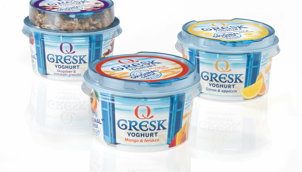 Q GRESK YOGHURT fra Q-meieriene. Q GRESK YOGHURT fra Q-meieriene.