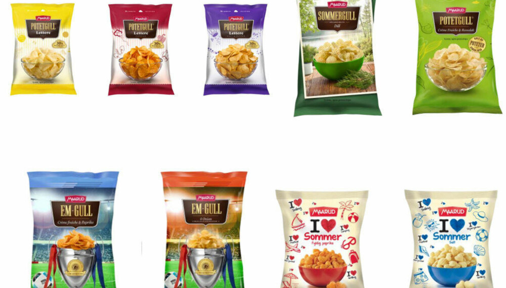 MAARUD frister med nye potetgull-smaker i tillegg til relansering av flere andre varianter. MAARUD frister med nye potetgull-smaker i tillegg til relansering av flere andre varianter.