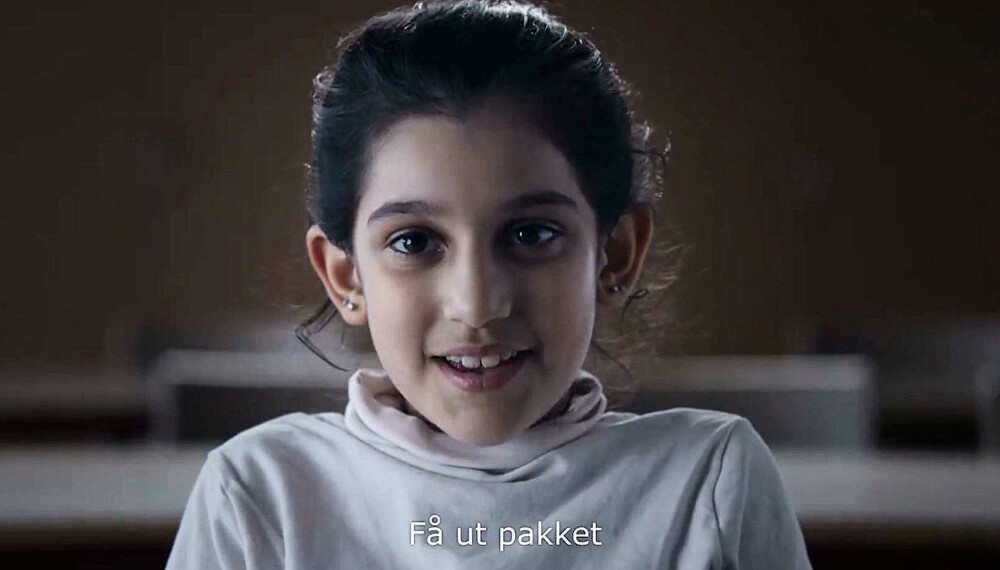 «Pakket» var et vanskelig ord for denne jenta. «Pakket» var et vanskelig ord for denne jenta.