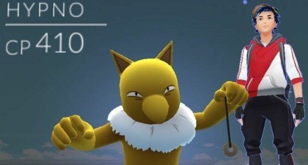 VILLE TA GYMMEN: 19-åringen skulle til å angripe gymmen med sin pokèmon Hypno, men fikk selv et slag i ansiktet. VILLE TA GYMMEN: 19-åringen skulle til å angripe gymmen med sin pokèmon Hypno, men fikk selv et slag i ansiktet.