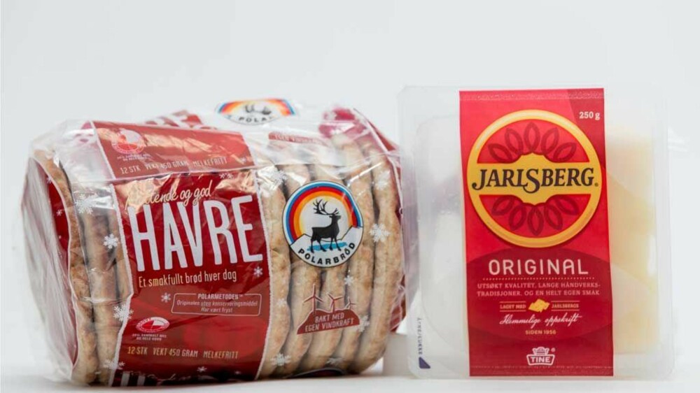 Både polarbrød og skivet Jarlsbergost varierte mye i pris i de ulike butikkene. Både polarbrød og skivet Jarlsbergost varierte mye i pris i de ulike butikkene.