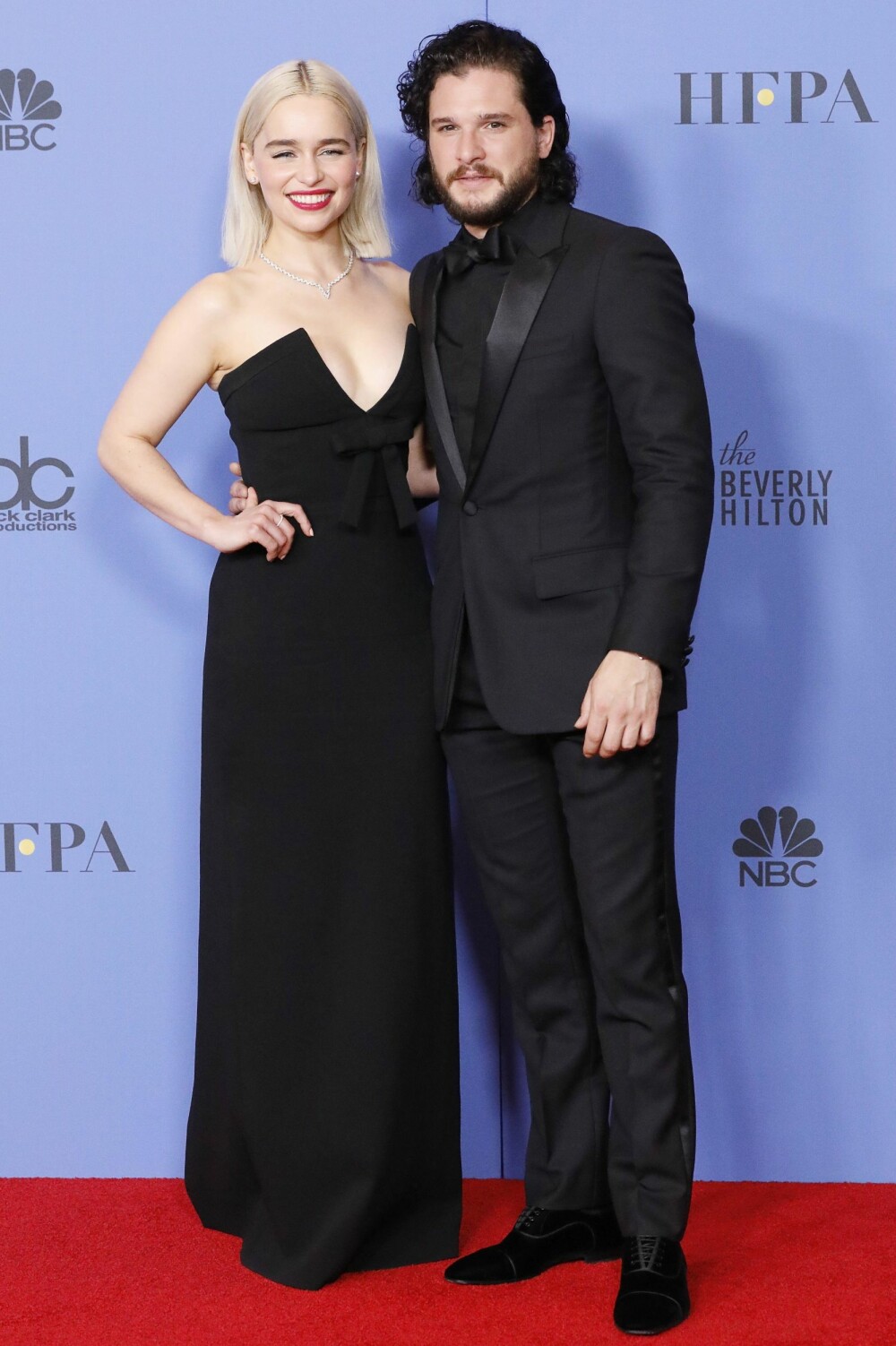 Emilia Clarke og Kit Harrington fra Game Of Thrones. Emilia Clarke og Kit Harrington fra Game Of Thrones.