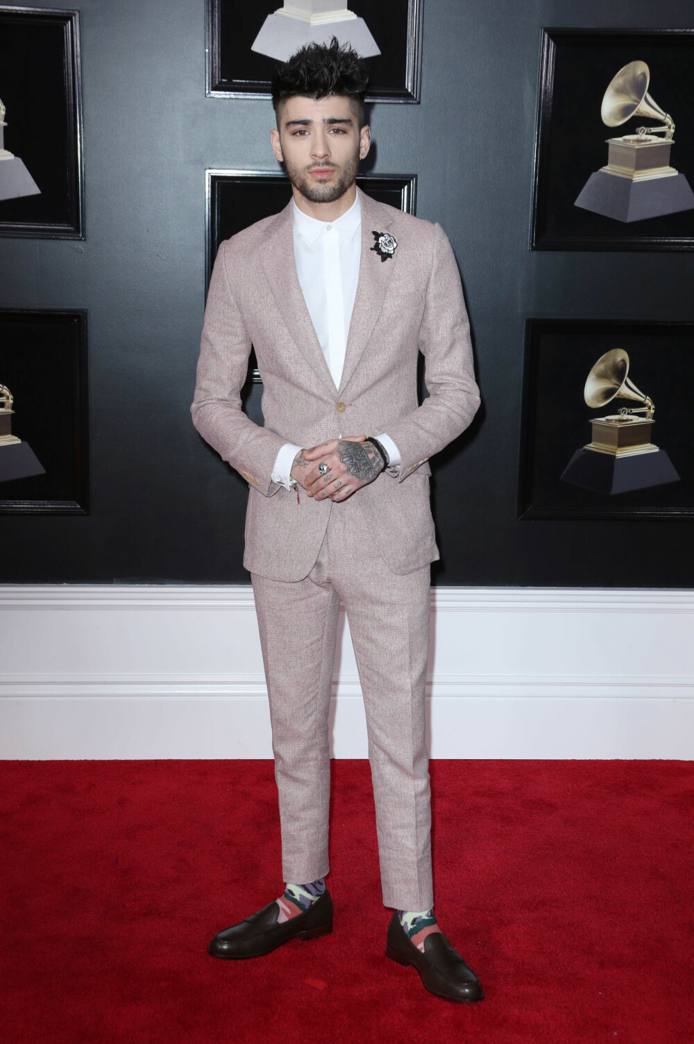 Zayn Malik under årets Grammy Awards Zayn Malik under årets Grammy Awards