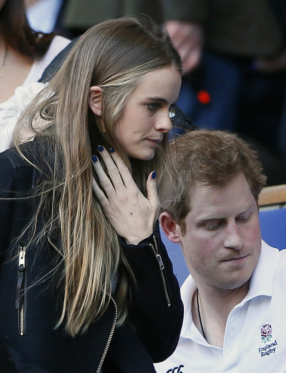 EKSKJÆRESTE 2: Cressida Bonas og prins Harry holdt sammen i to år før det ble slutt i 2014. Her er de sammen på en rugbykamp i 2014. EKSKJÆRESTE 2: Cressida Bonas og prins Harry holdt sammen i to år før det ble slutt i 2014. Her er de sammen på en rugbykamp i 2014.