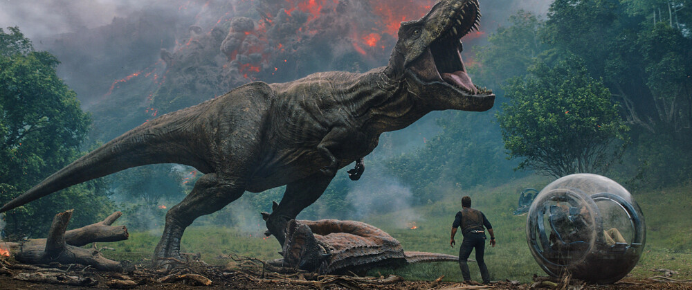 Heftige scener i Jurassic World: Fallen Kingdom. Heftige scener i Jurassic World: Fallen Kingdom.