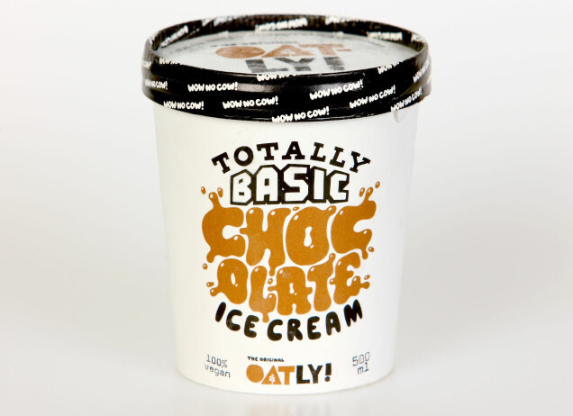 Totally Basic Chocolate Ice Cream fra Oatly. Totally Basic Chocolate Ice Cream fra Oatly.
