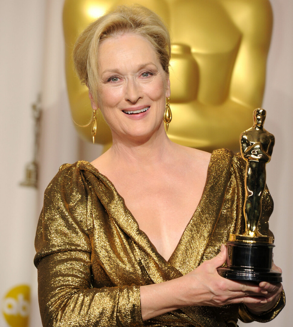 PRISBELØNT: Meryl Streep er en av de mest populære skuespillerne i Hollywood, og vant Oscar for sin rolle som Margaret Thatcher i Jernkvinnen fra 2011. PRISBELØNT: Meryl Streep er en av de mest populære skuespillerne i Hollywood, og vant Oscar for sin rolle som Margaret Thatcher i Jernkvinnen fra 2011.