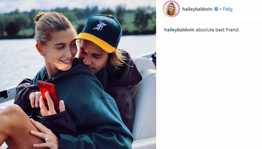 Gifteklare: Justin og Hailey forlovet seg tidligere i år. Gifteklare: Justin og Hailey forlovet seg tidligere i år.