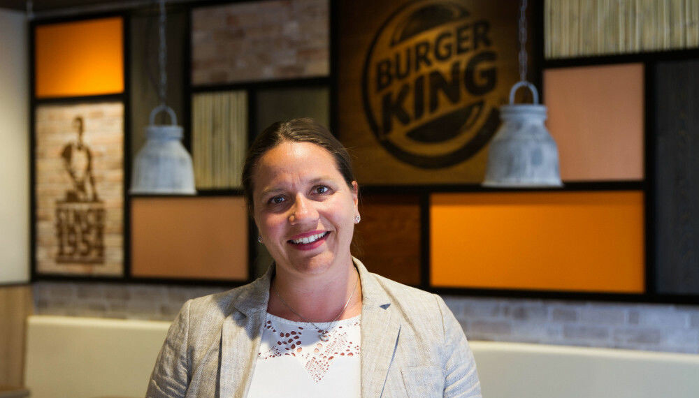 SATSER PÅ VEGETARVARIANTER: Heidi Moss, markedssjef i Burger King Norge. SATSER PÅ VEGETARVARIANTER: Heidi Moss, markedssjef i Burger King Norge.