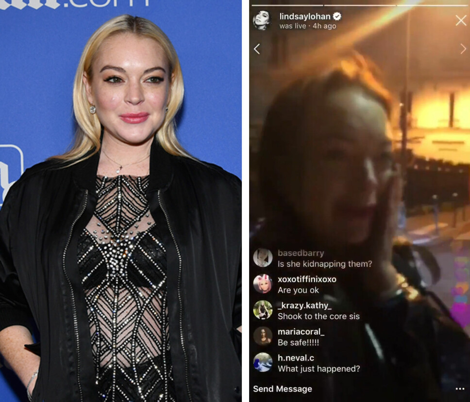 BLE SLÅTT: Lindsay Lohan er i hardt vær etter at hun fulgte etter og trakasserte en familie på gaten. BLE SLÅTT: Lindsay Lohan er i hardt vær etter at hun fulgte etter og trakasserte en familie på gaten.