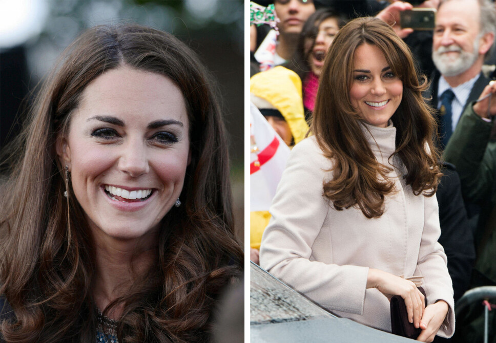 ENDRET SVEISEN: Hertuginne Kate, hertuginne Meghans svigerinne, endret også frisyren rett før hun annonserte sin graviditet. ENDRET SVEISEN: Hertuginne Kate, hertuginne Meghans svigerinne, endret også frisyren rett før hun annonserte sin graviditet.