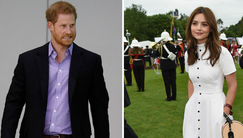 MØTTE EKSEN: Verken Harry eller Jenna syntes det var spesielt morsomt. MØTTE EKSEN: Verken Harry eller Jenna syntes det var spesielt morsomt.