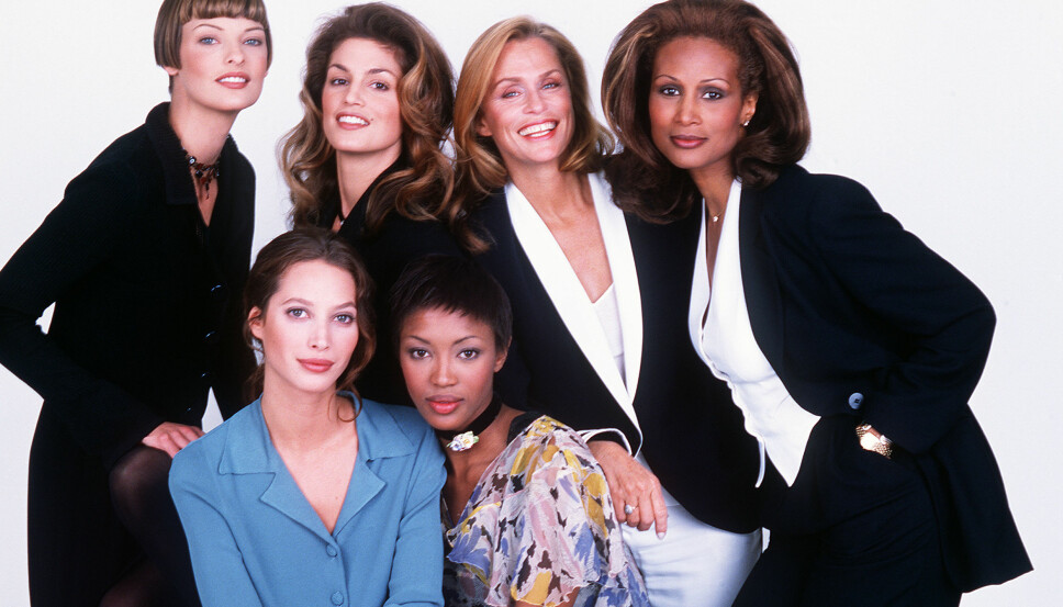 SUPERMODELLER MED STOR S: Linda Evangelista, Cindy Crawford, Lauren Hutton, Beverly Johnson, Christy Turlington og Naomi Campbell. SUPERMODELLER MED STOR S: Linda Evangelista, Cindy Crawford, Lauren Hutton, Beverly Johnson, Christy Turlington og Naomi Campbell.
