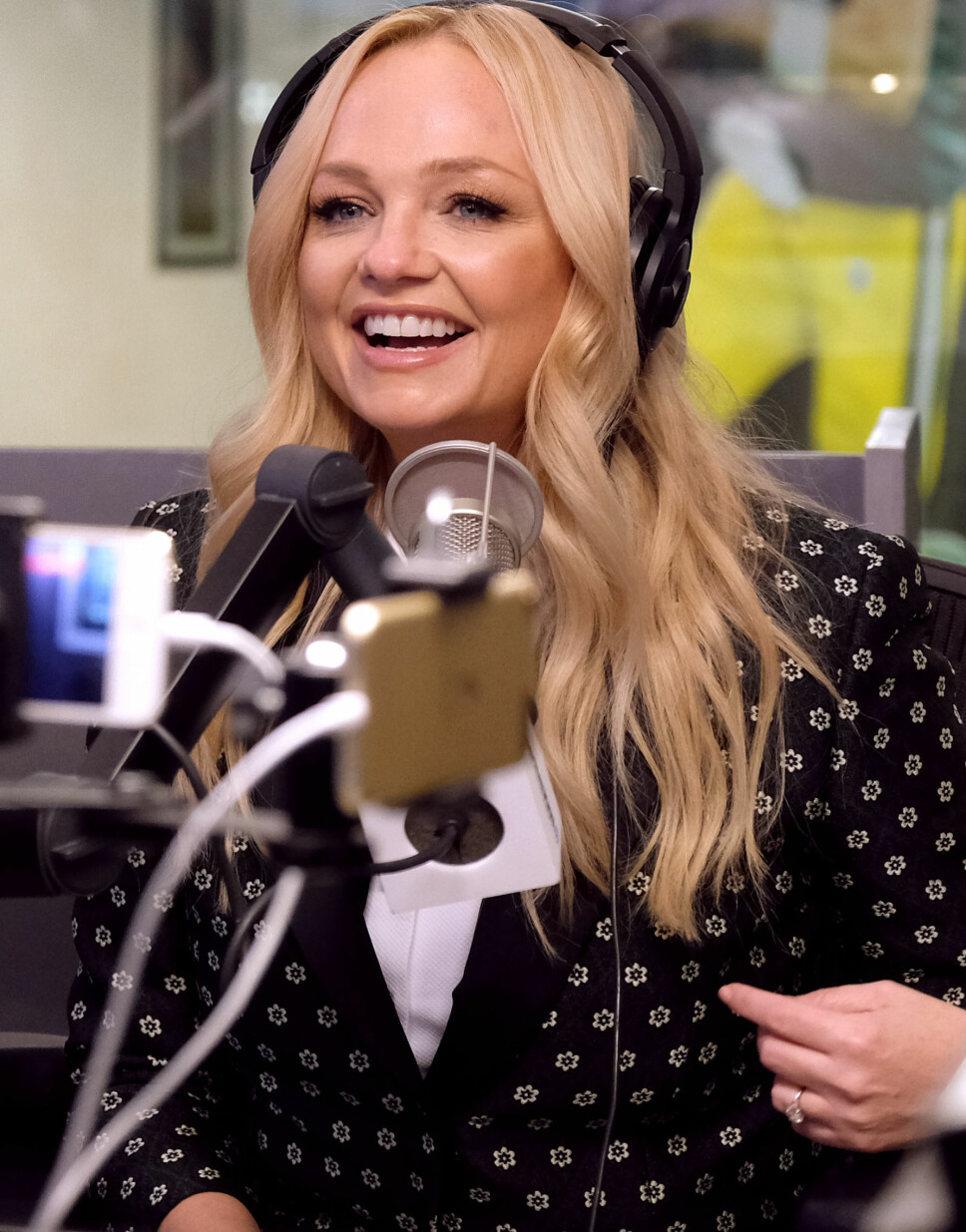 BABY SPICE: Emma Bunton under et radiointervju i desember 2018. BABY SPICE: Emma Bunton under et radiointervju i desember 2018.