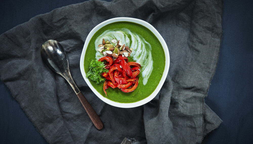 Grønn supersuppe. Grønn supersuppe.
