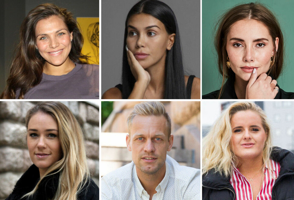 NOEN AV FINALISTENE: Øverst fra venstre Jørgine «Funkygine» Vasstrand, Isabel Raad, Madeleine Pedersen, Ida Fladen, Mads Hansen og Martine Halvorsen. NOEN AV FINALISTENE: Øverst fra venstre Jørgine «Funkygine» Vasstrand, Isabel Raad, Madeleine Pedersen, Ida Fladen, Mads Hansen og Martine Halvorsen.