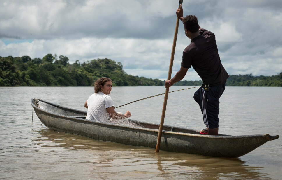 PÅ FISKETUR: Nilson lærer
Marlon å fiske i Colombia. PÅ FISKETUR: Nilson lærer
Marlon å fiske i Colombia.