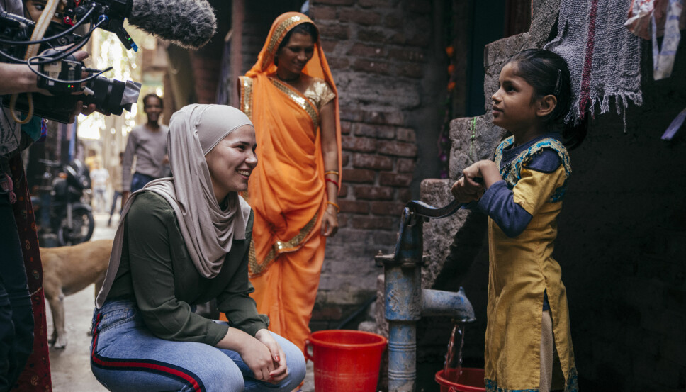 I DEHLI: Iman Meskini på reise i Dehli i India med Plan International Norge. I DEHLI: Iman Meskini på reise i Dehli i India med Plan International Norge.