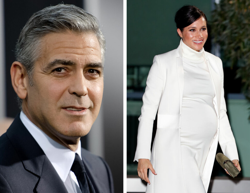 RASER: George Clooney er ikke nådig i sin kritikk av britiske medier og deres behandling av hertuginne Meghan. Hertuginnen og prins Harry venter sitt første barn denne våren. RASER: George Clooney er ikke nådig i sin kritikk av britiske medier og deres behandling av hertuginne Meghan. Hertuginnen og prins Harry venter sitt første barn denne våren.
