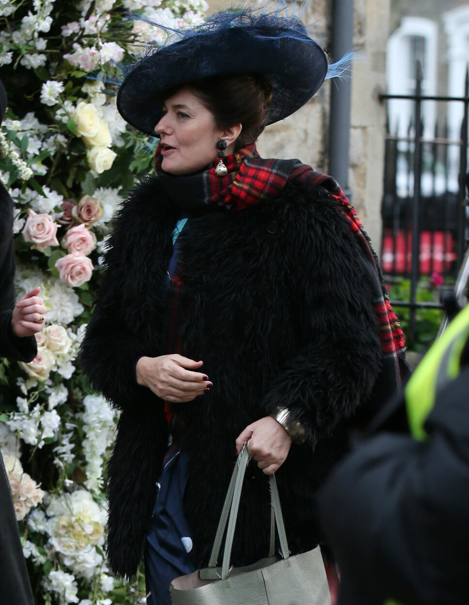 Anna Chancellor under innspillingen av oppfølgeren til «Fire bryllup og en gravferd». Anna Chancellor under innspillingen av oppfølgeren til «Fire bryllup og en gravferd».