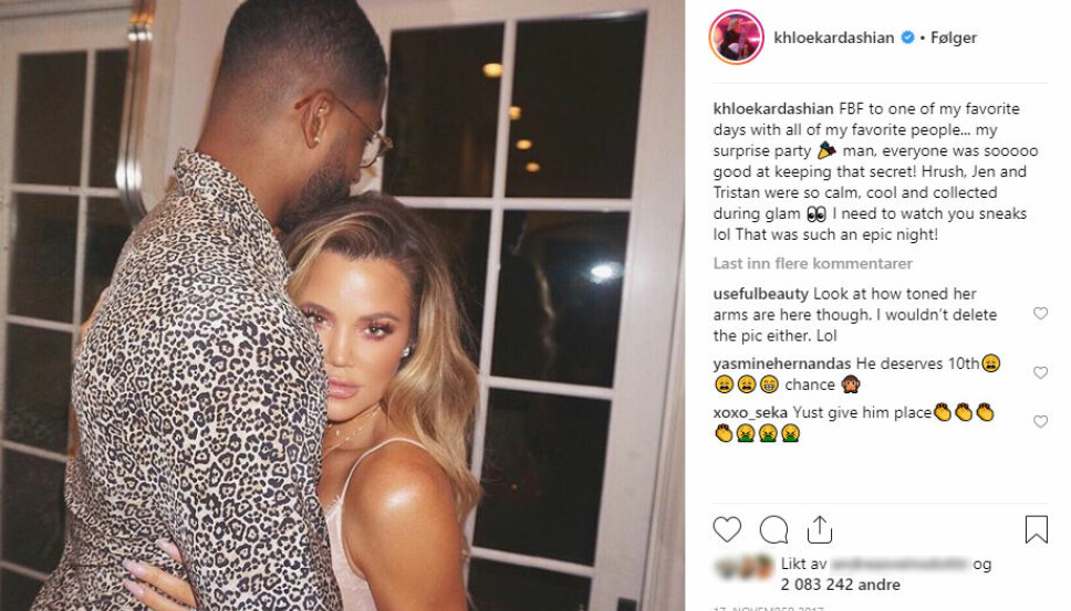 ER MED FAMILIEN: Khloe Kardashian skal ha brukt tiden etter bruddet med Tristan Thompson sammen med familie og venner. ER MED FAMILIEN: Khloe Kardashian skal ha brukt tiden etter bruddet med Tristan Thompson sammen med familie og venner.