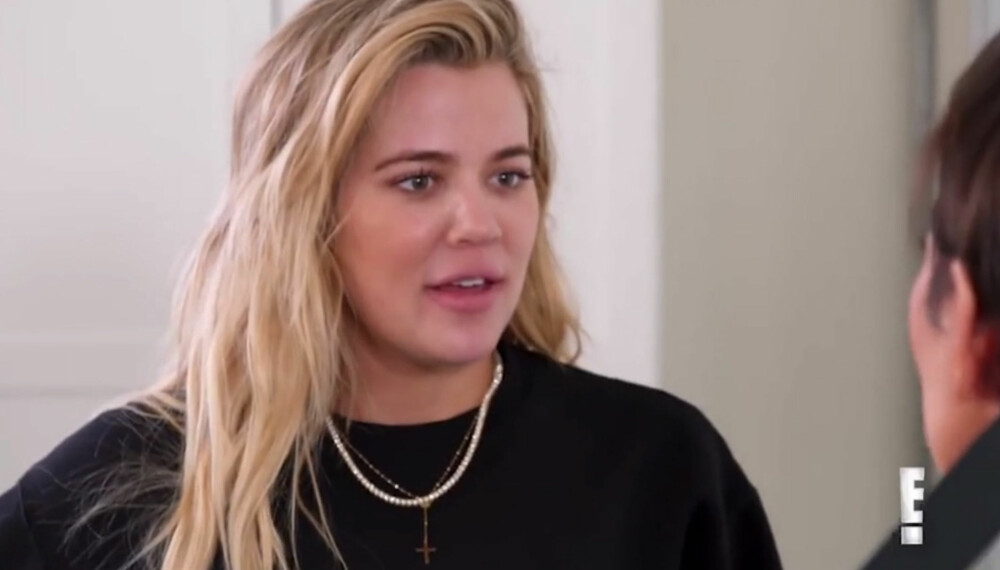 UTEN SMINKE: En sjelden gang vi fikk et glimt av Khloe Kardashian uten sminke i en episode av «Keeping Up With The Kardashians». UTEN SMINKE: En sjelden gang vi fikk et glimt av Khloe Kardashian uten sminke i en episode av «Keeping Up With The Kardashians».